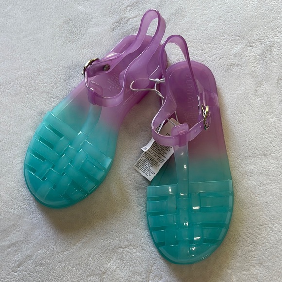Old Navy Purple and Blue Strappy Sandals - Picture 1 of 3